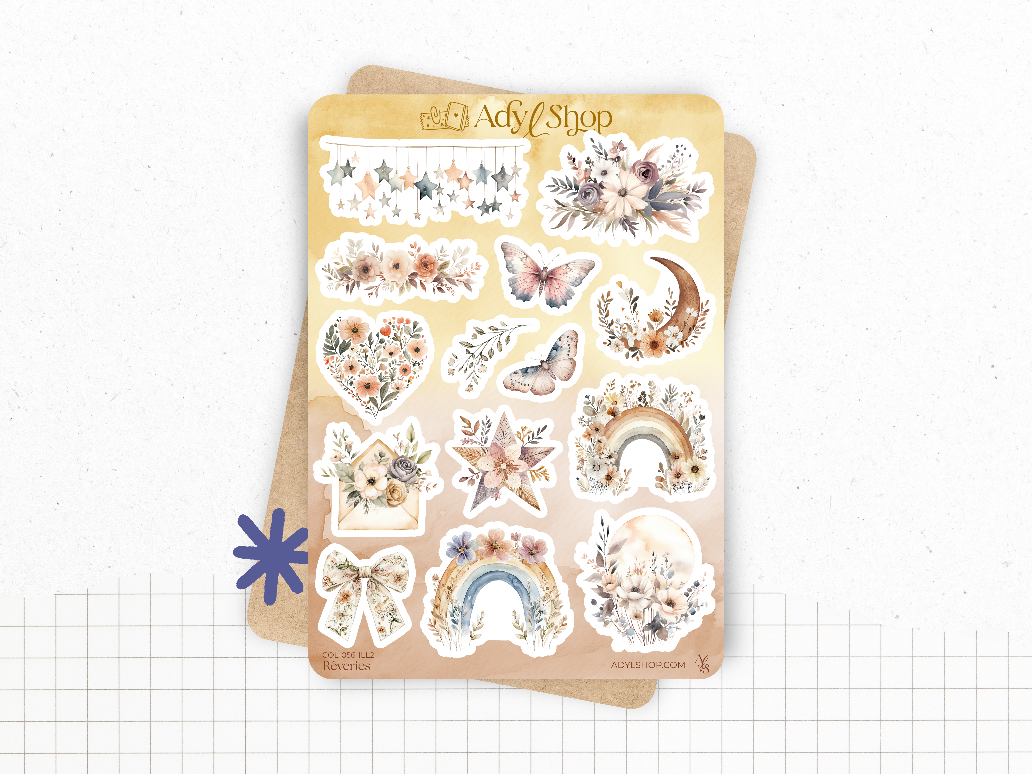adylshop-r-veries-stickers-boh-me-pack-10-pastel image 3