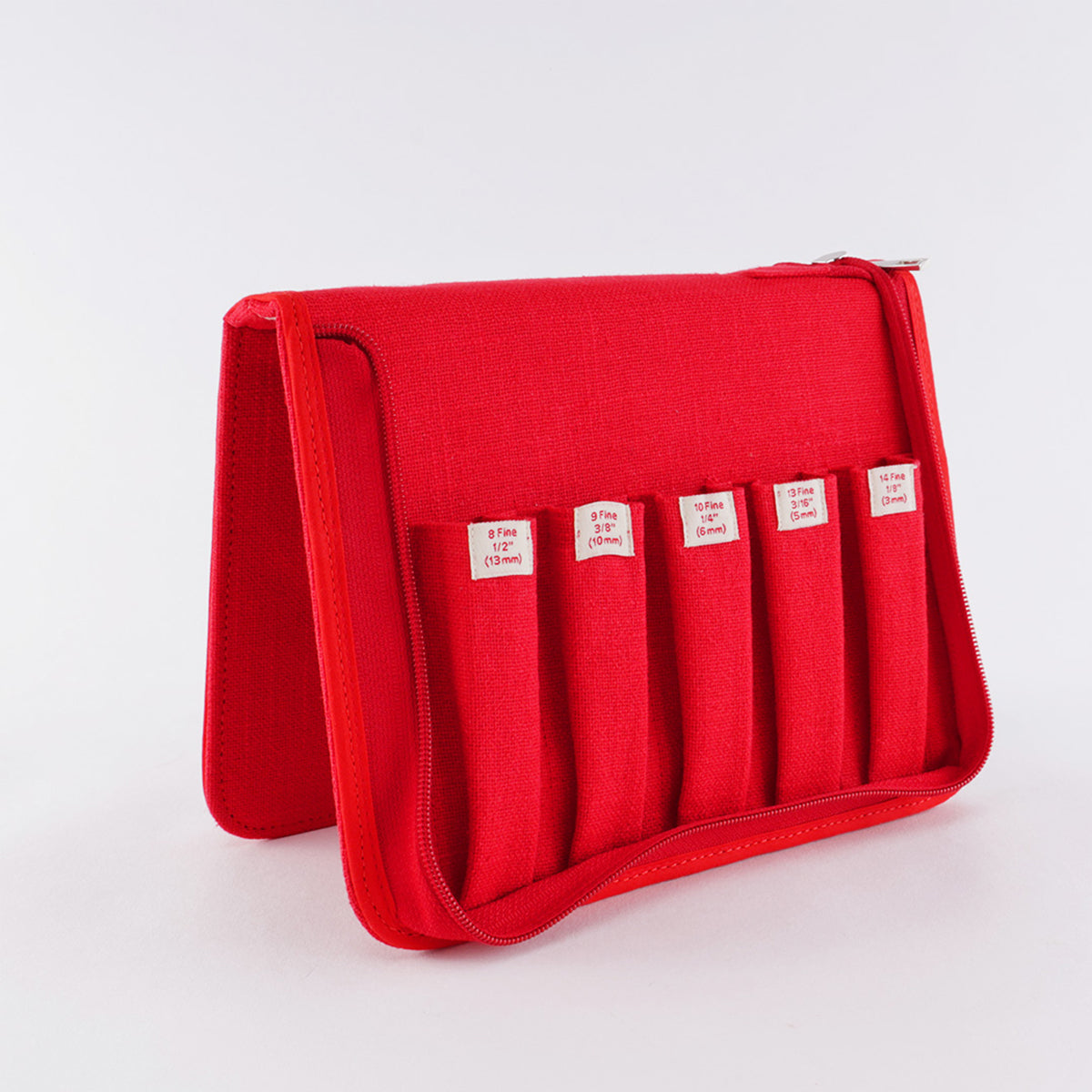 oxford-supplies-trousse-punch-needle-coton-rouge-vide image 4