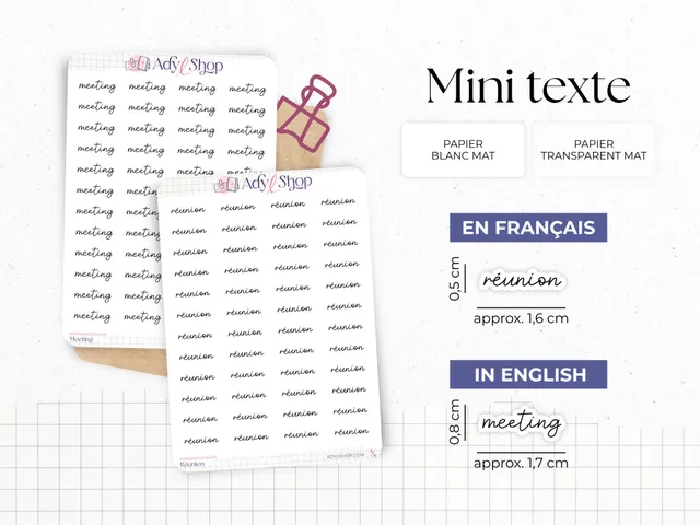 adylshop-r-union-mini-stickers-fonctionnels-blanc-mat-fran-ais image 1