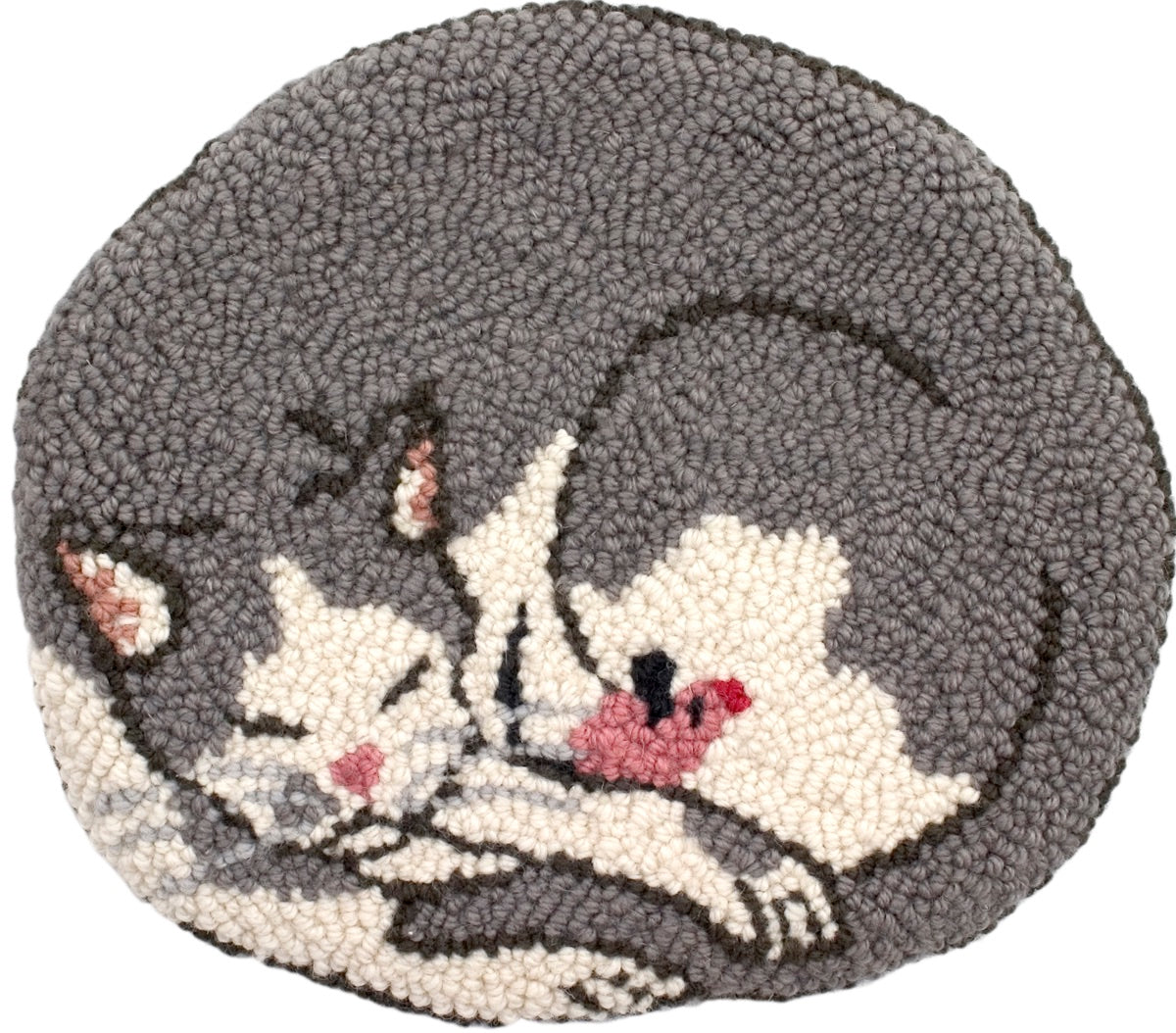 the-oxford-company-gray-and-white-cat-patron-chat-30x35-cm image 1