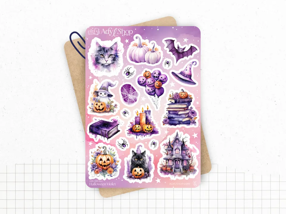 adylshop-stickers-d-coratifs-halloween-violet-illustrations-1-sorcier image 1