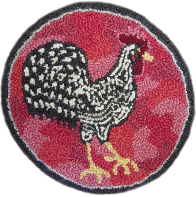 oxford-dominique-rooster-35-6-cm-patron-punch-needle-coq image 1