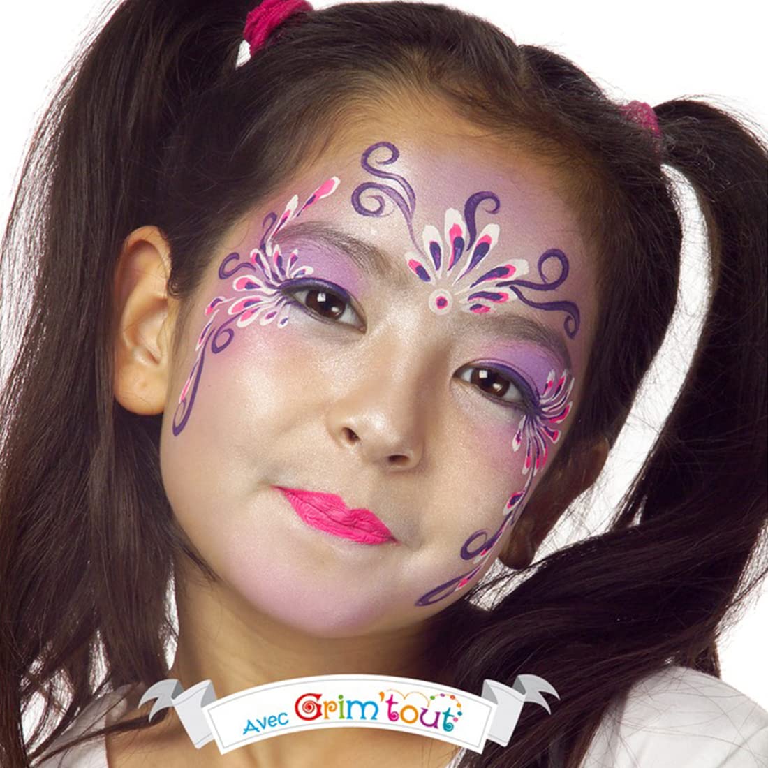 grim-tout-palettes-9-couleurs-maquillage-enfant-avec-pinceau image 4