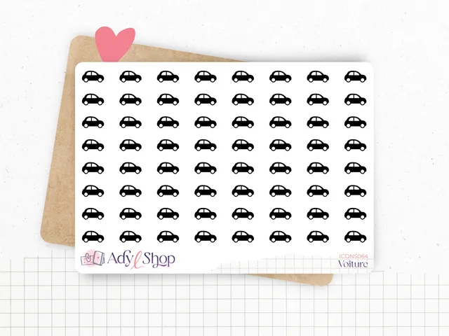adylshop-stickers-fonctionnels-planche-mini-ic-nes-voiture-blanc-mat image 1