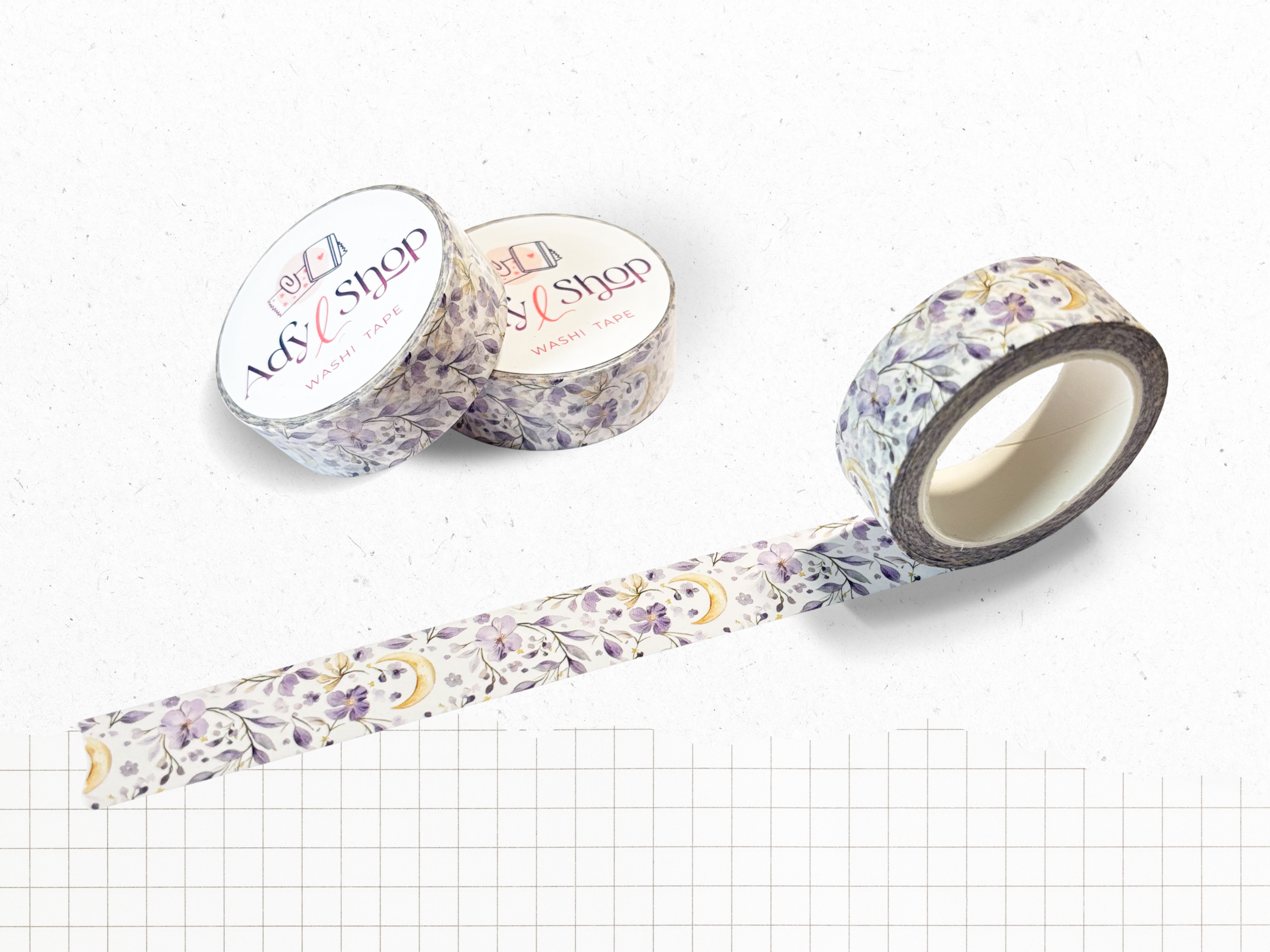 adylshop-enchant-washi-tape-floral-printemps-15mm-x-10m image 1
