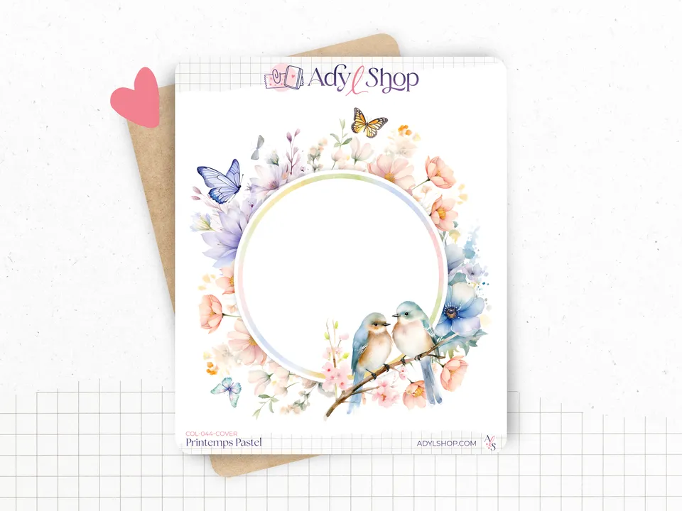 adylshop-printemps-pastel-stickers-d-coratifs-pack-10-fleurs-pastel image 1