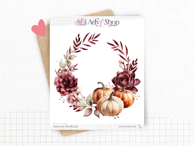 adylshop-automne-bordeaux-stickers-page-de-couverture-mensuelle image 1