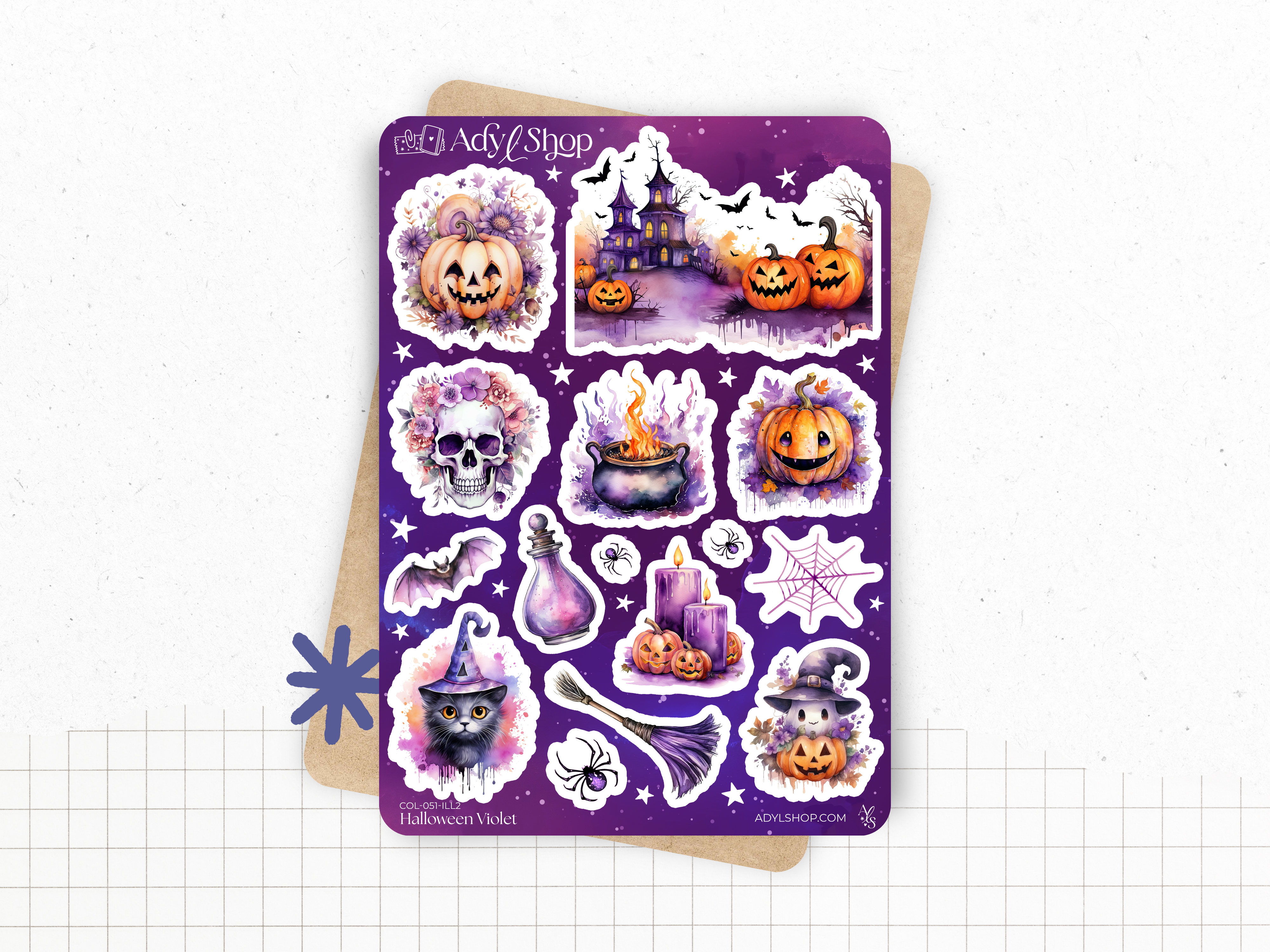 adylshop-halloween-violet-stickers-headers-et-formes image 3