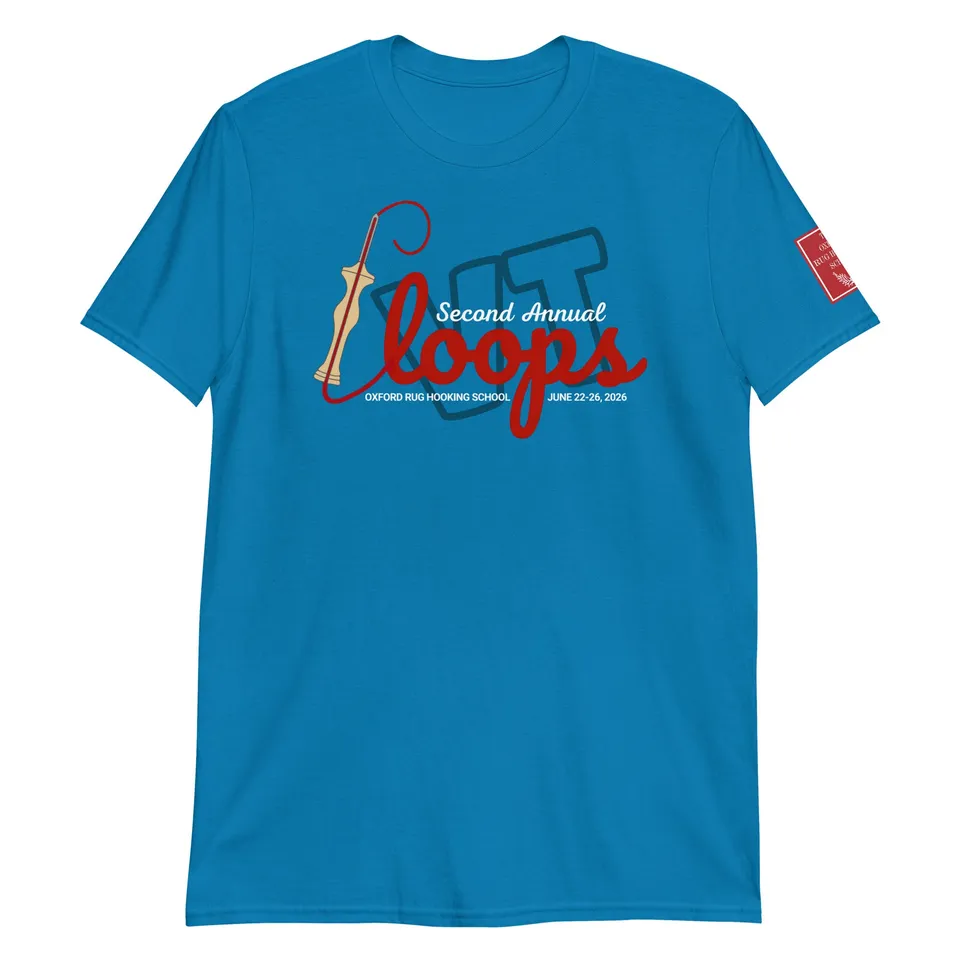 the-oxford-company-loops-vt-2026-t-shirt-coton-saphir-unisexe image 1