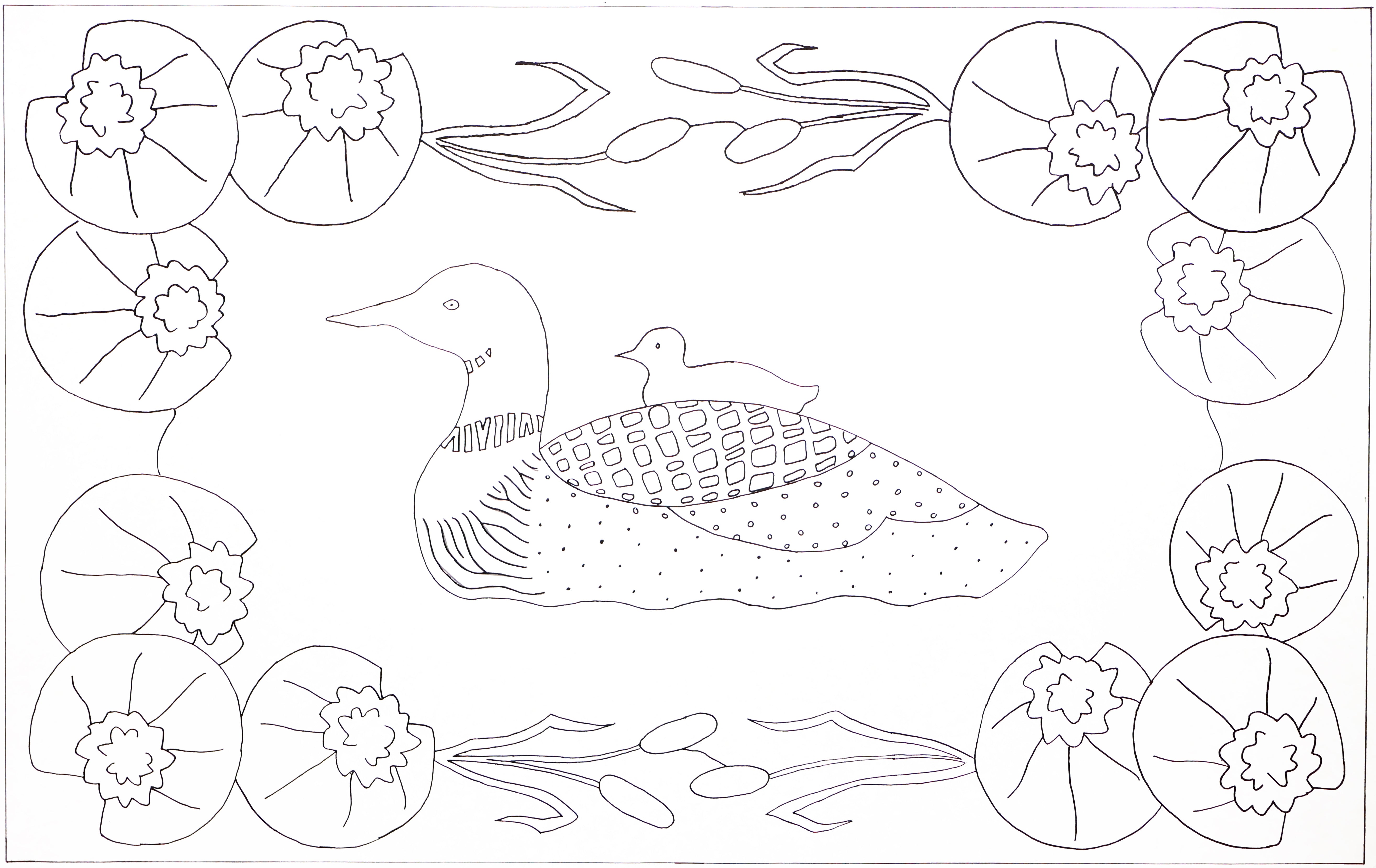 the-oxford-company-loon-patron-punch-needle-oiseau-63x101cm image 2