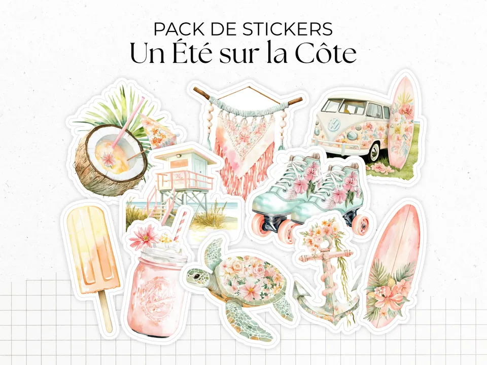 adylshop-un-t-sur-la-c-te-pack-stickers-t-plage image 1