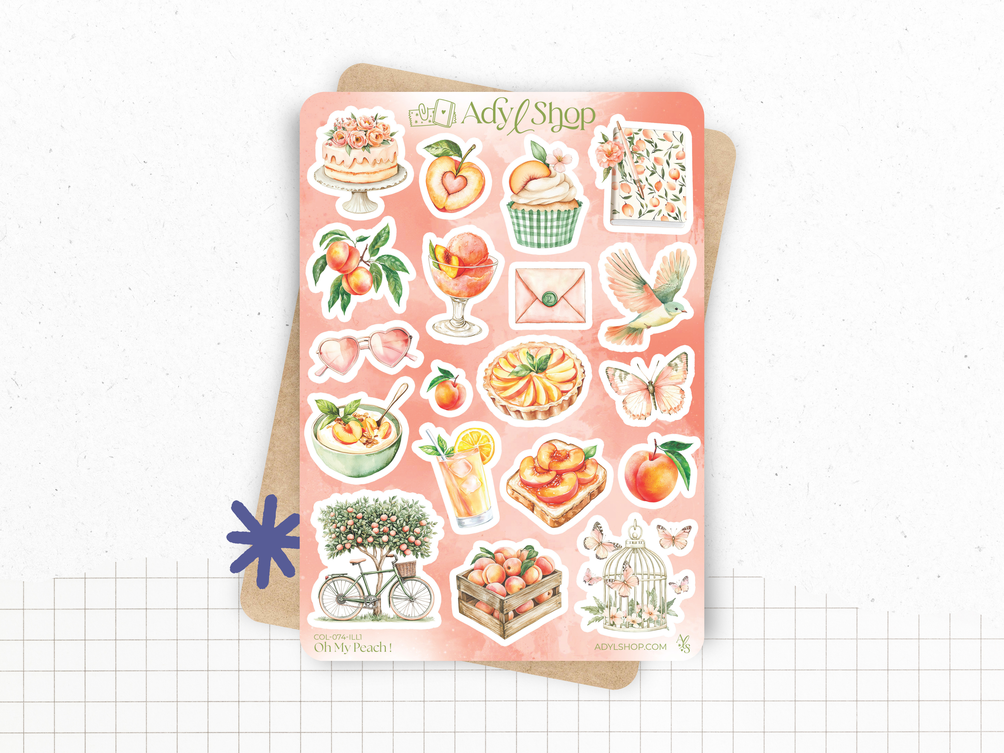 adylshop-oh-my-peach-planche-stickers-illustrations-2-t image 2