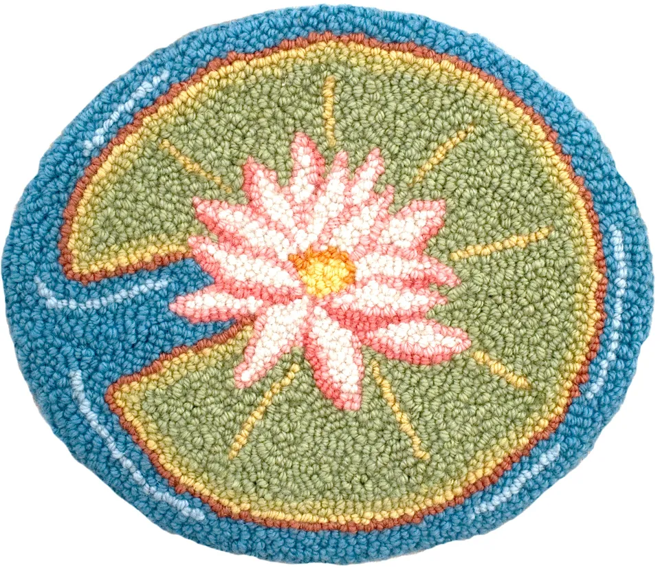 the-oxford-company-water-lily-patron-punch-needle-30x35-cm image 1