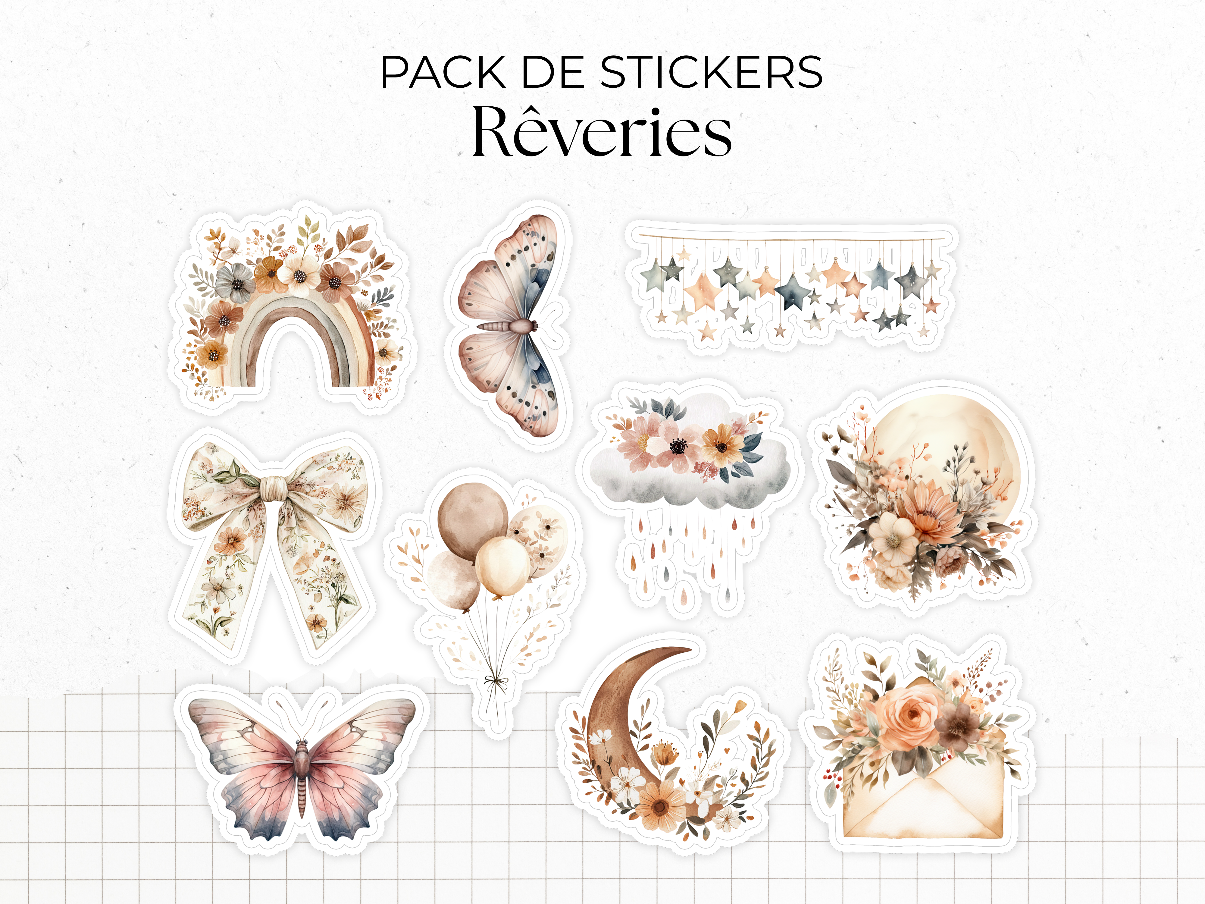 adylshop-r-veries-stickers-bujo-planche-headers-boh-me image 6