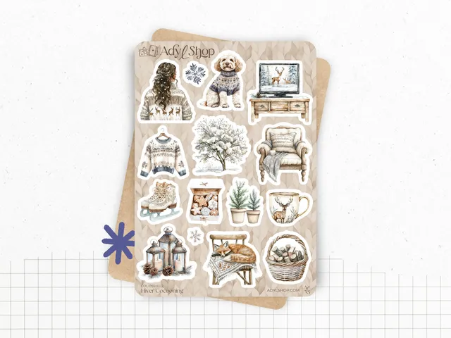 adylshop-hiver-cocooning-planche-stickers-illustrations-2 image 1