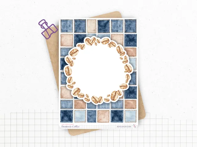 adylshop-monthly-collection-denim-coffee-stickers-pack-10-caf image 1