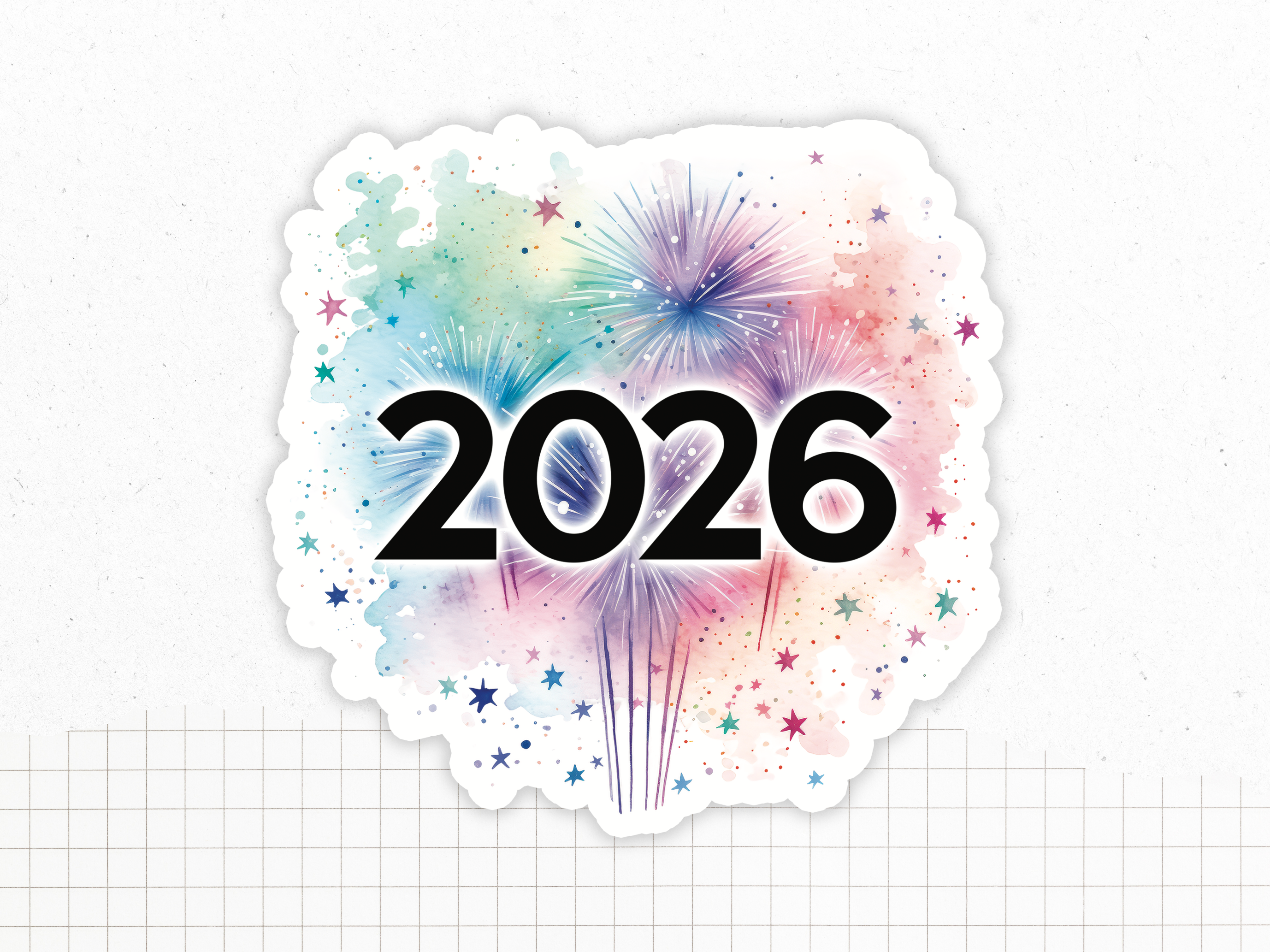 adylshop-stickers-d-coratifs-2026-sticker-vinyle-brillant-10x10-cm-bleu image 1