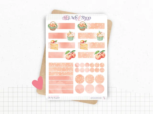 adylshop-oh-my-peach-stickers-headers-et-formes-t-p-che image 1