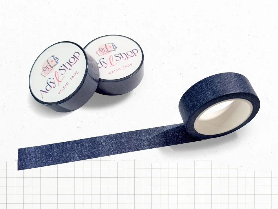 adylshop-denim-coffee-washi-tape-jean-15mm-x-10m image 1