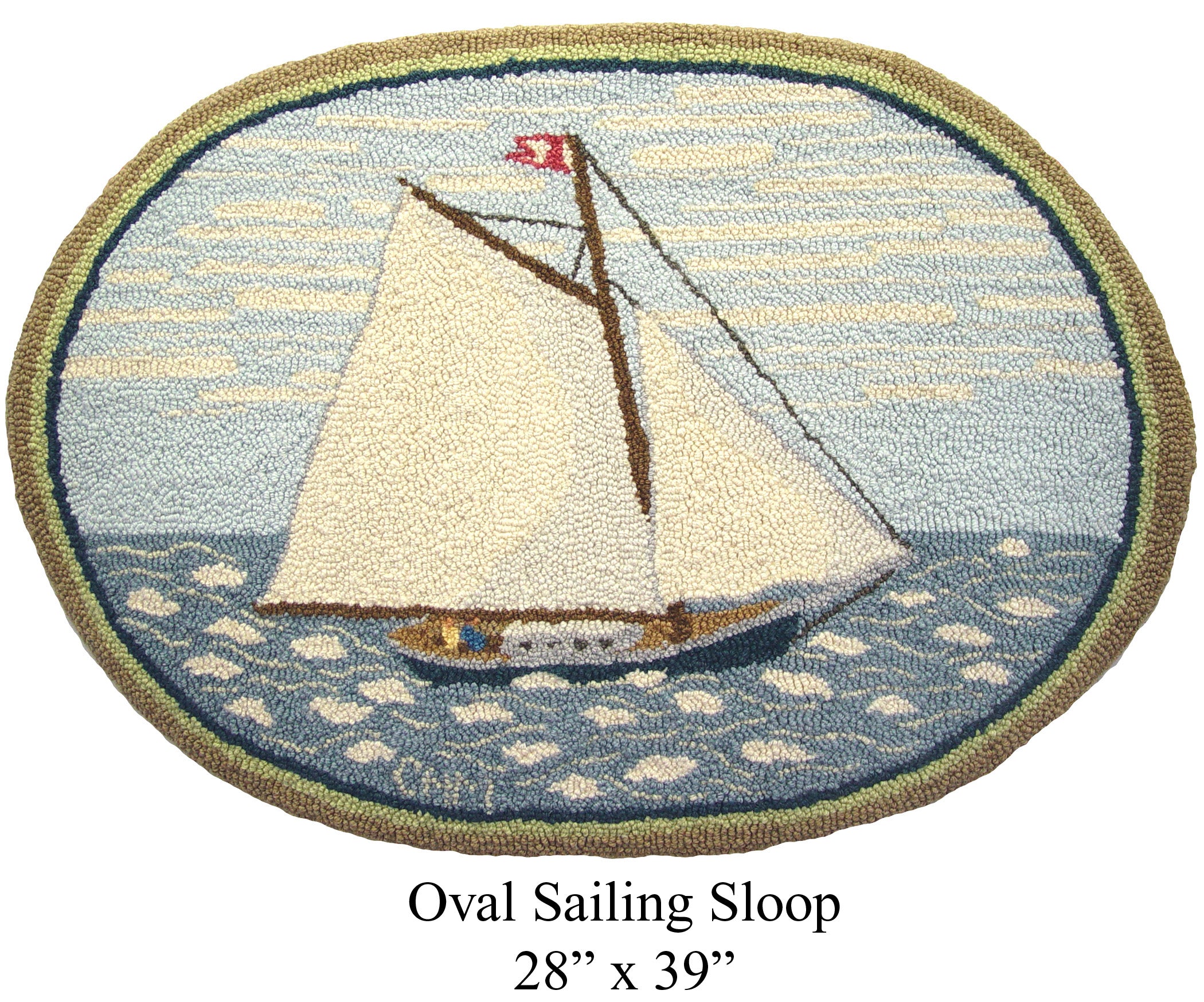 oxford-punch-needle-patterns-oval-sailing-sloop-patron-71x99cm image 1