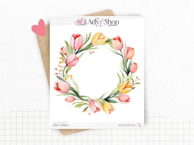 adylshop-jolies-tulipes-planche-stickers-bujo-tulipes image 1