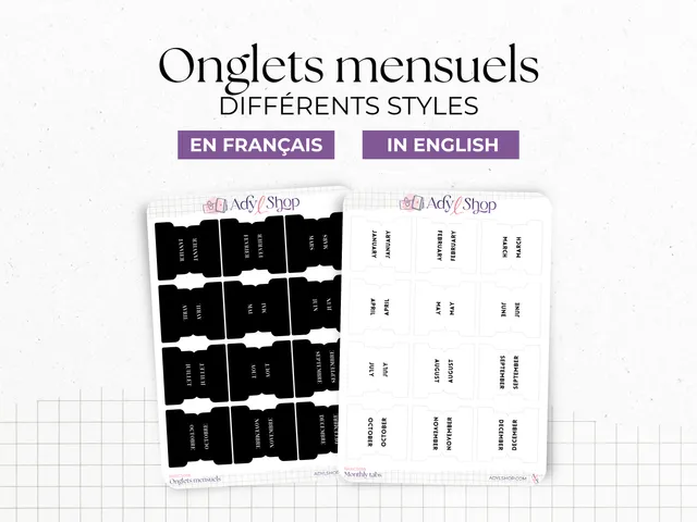 adylshop-stickers-fonctionnels-onglets-mensuels-blanc-fran-ais image 1