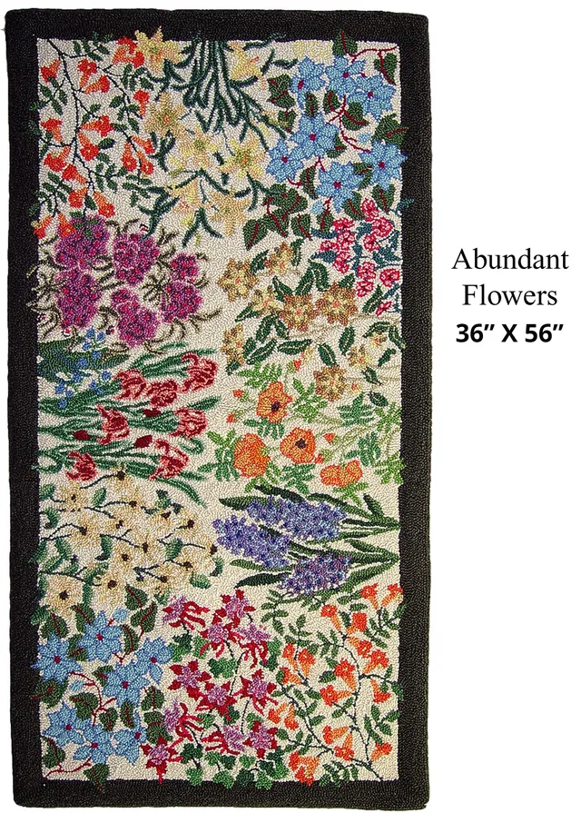 the-oxford-company-abundant-flowers-patron-punch-needle-91x142-cm image 1