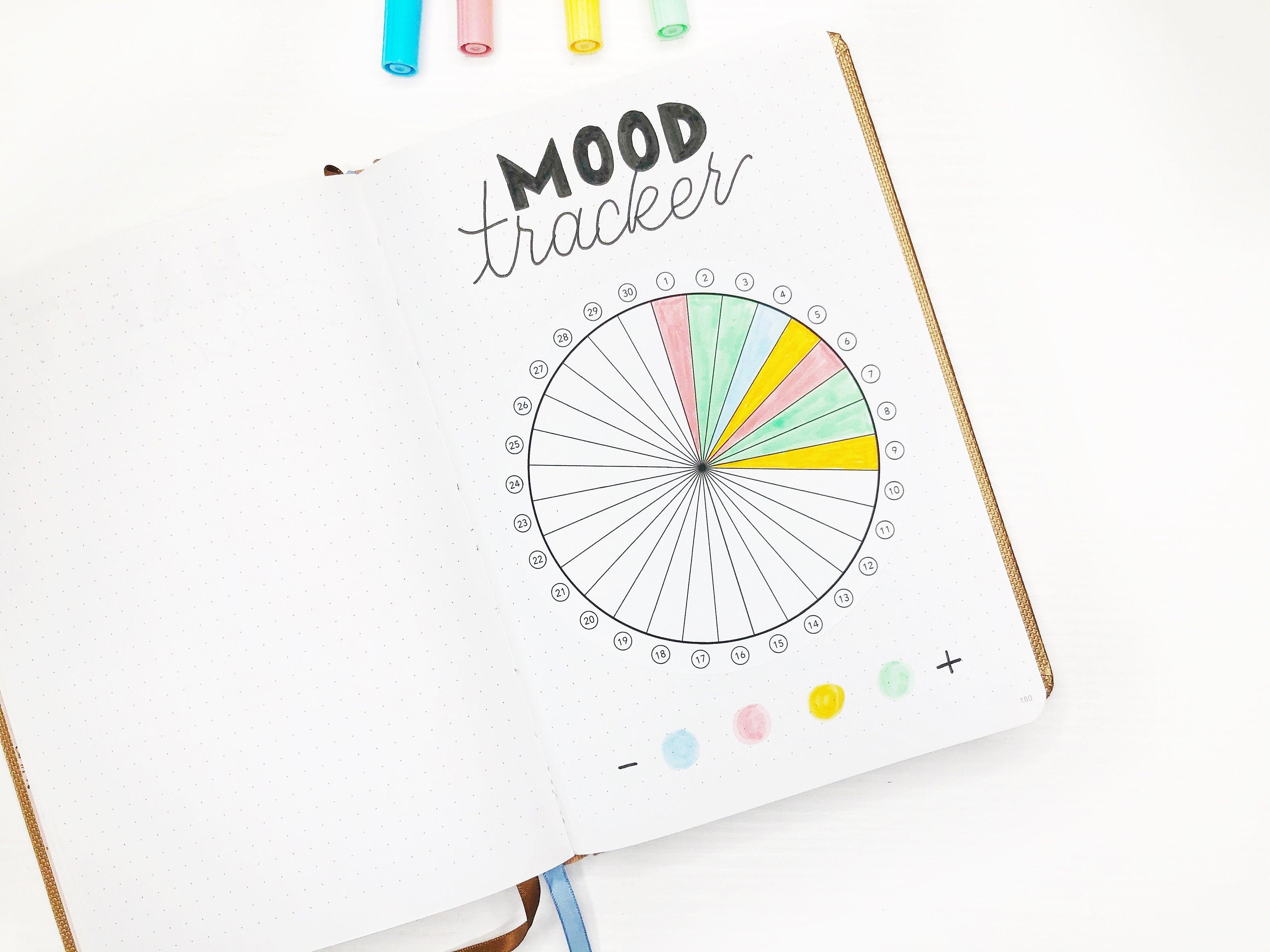 adylshop-stickers-fonctionnels-tracker-circulaire-31-jours-blanc-mat image 2