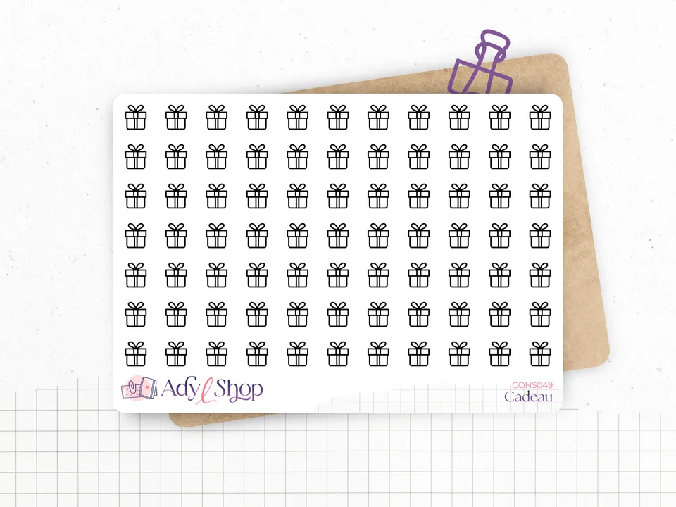 adylshop-stickers-fonctionnels-cadeau-77-mini-stickers-blanc-mat image 1
