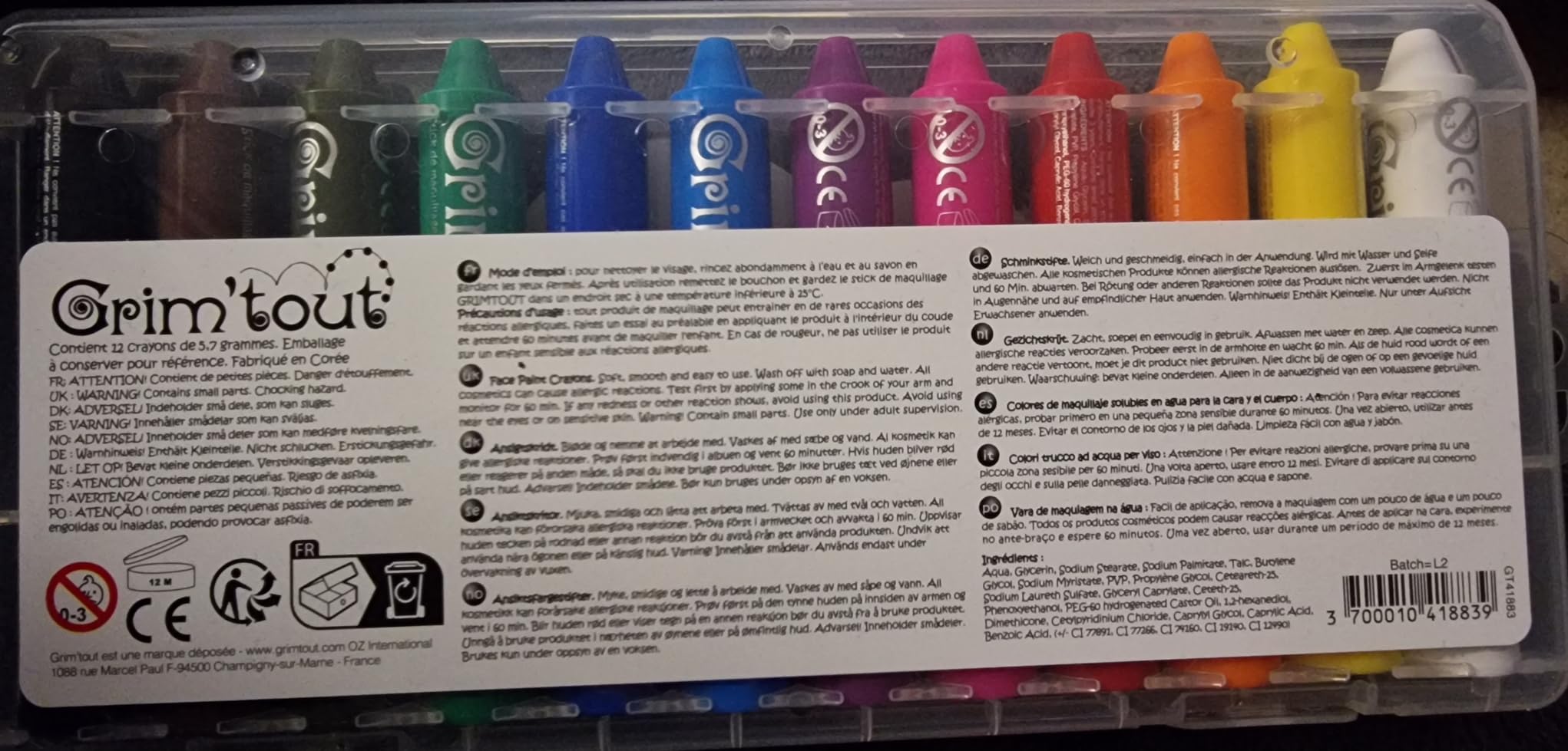Couleurs nettes